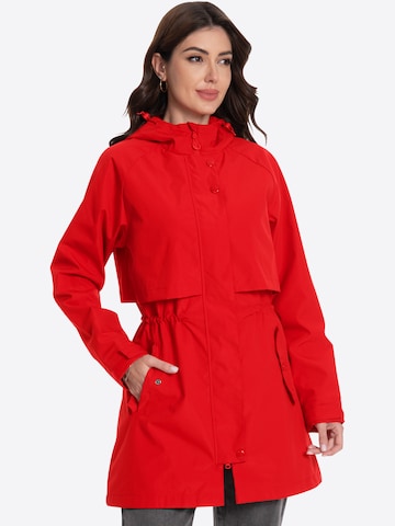ATLASLAVA Outdoormantel 'Waterproof Outdoor Jacket'‌‌‌‌‌‌‌‌ in Rot: Vorderseite