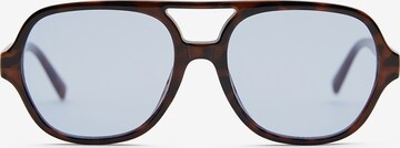 Pull&Bear Sunglasses in Brown: front