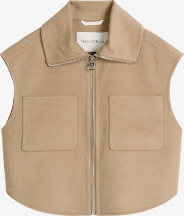 Gilet Marc O'Polo en beige : devant