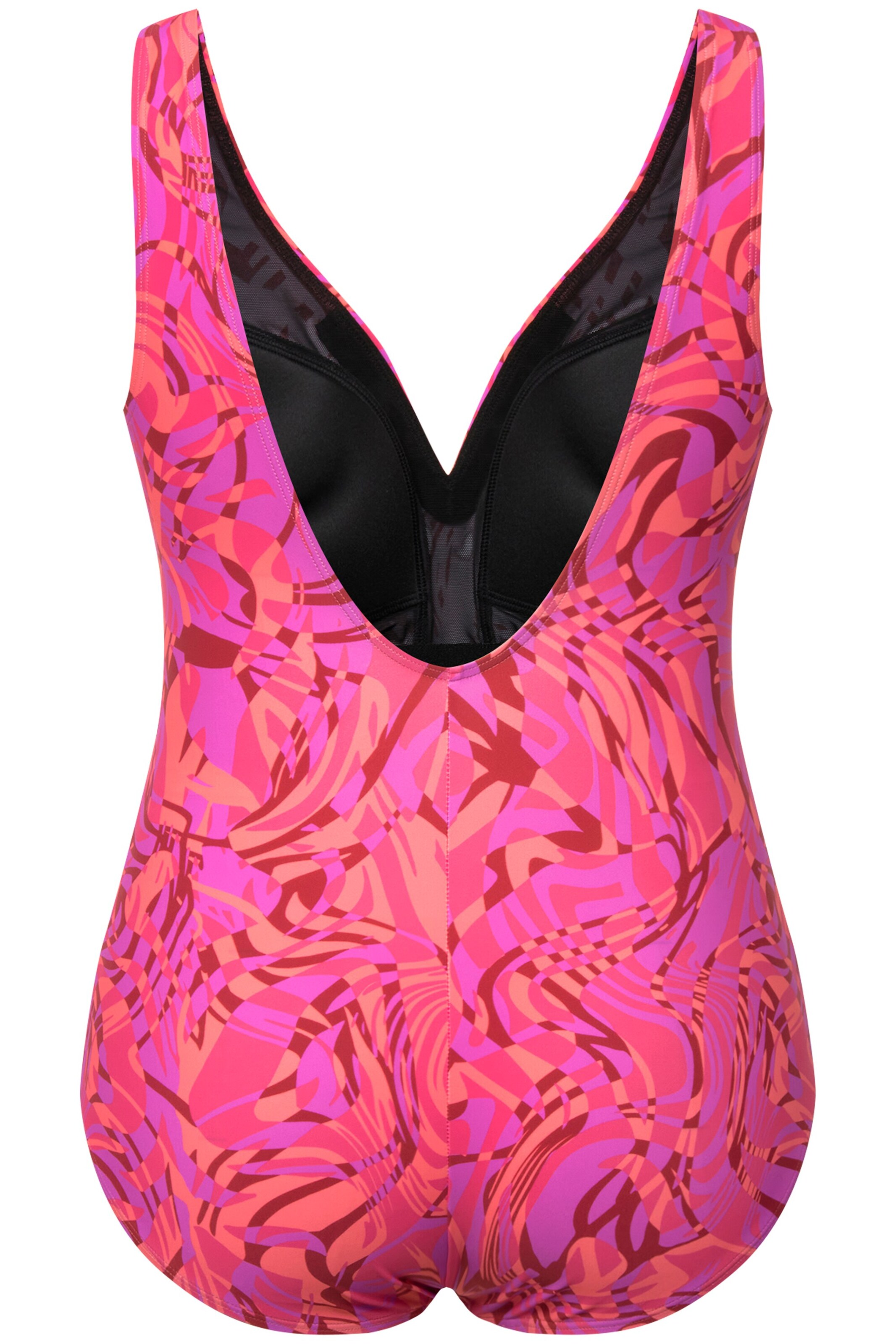 Ulla Popken T-shirt Badpak in Gemengde kleuren