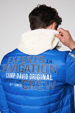 CAMP DAVID Steppjacke in Blau