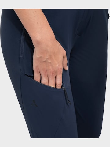 Schöffel Regular Outdoor trousers in Blue