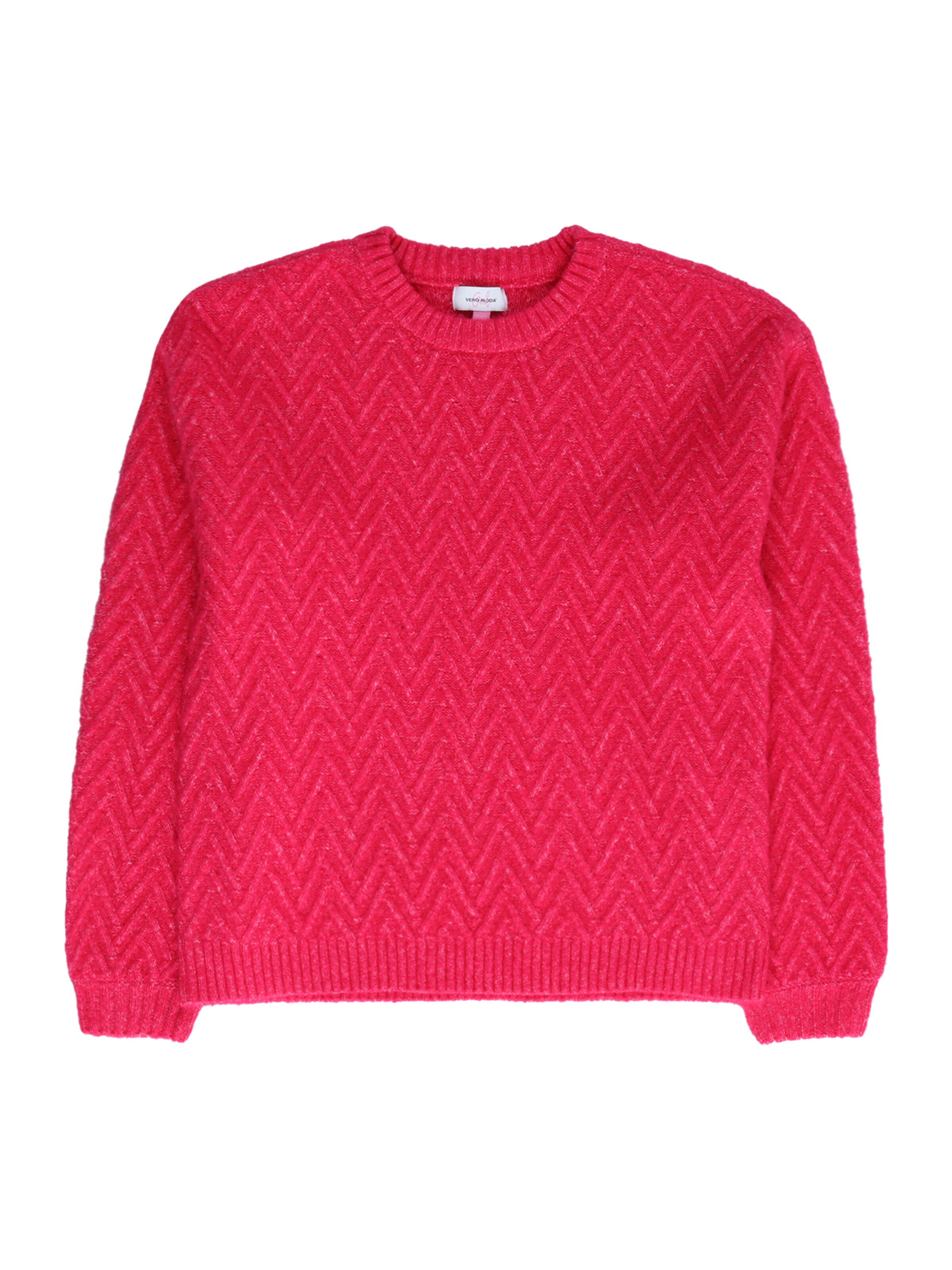 Vero Moda Girl - Pullover 'Vmella' em rosa: frente
