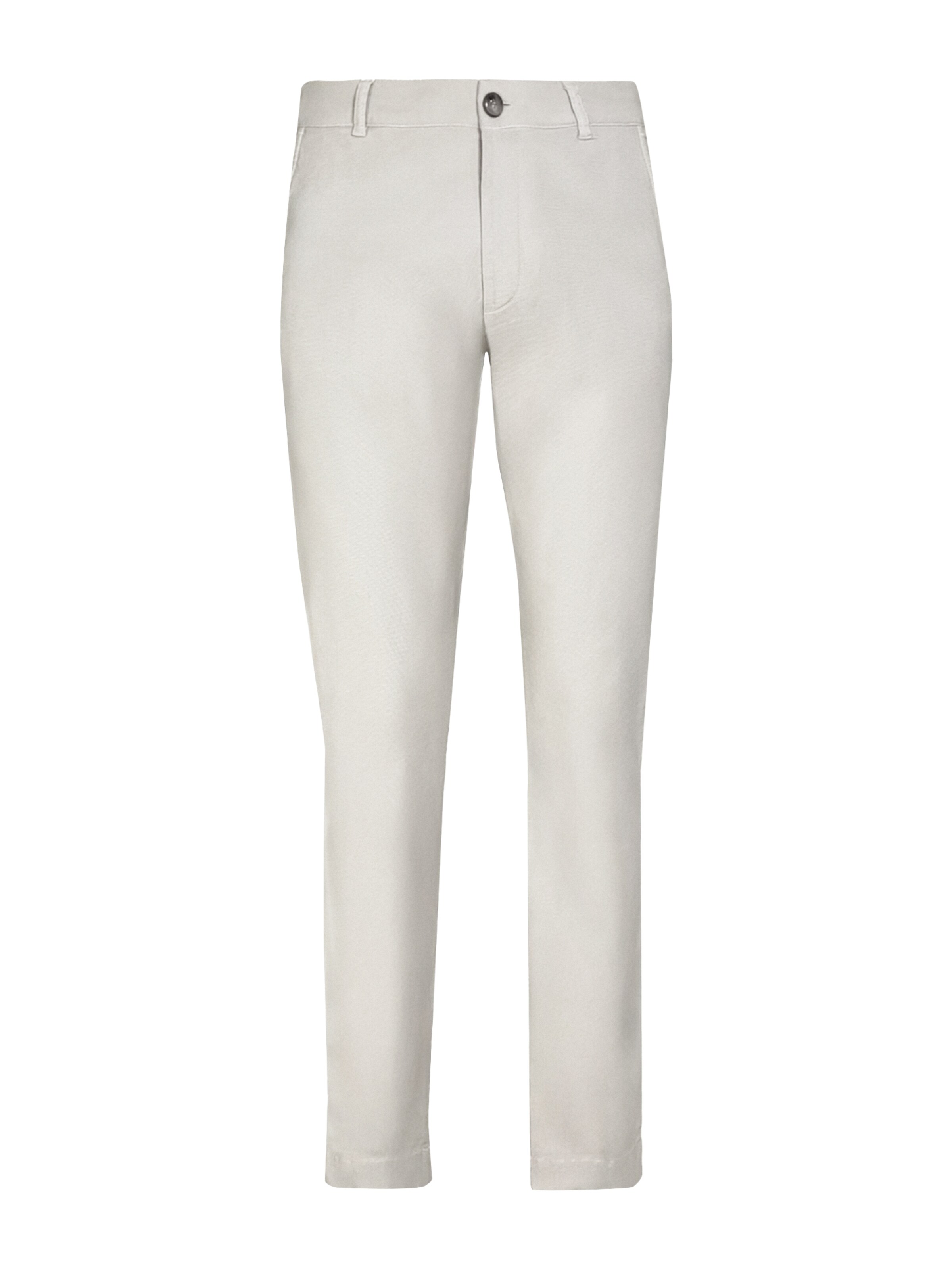 Organication Skinny Hose in Grau: Vorderseite