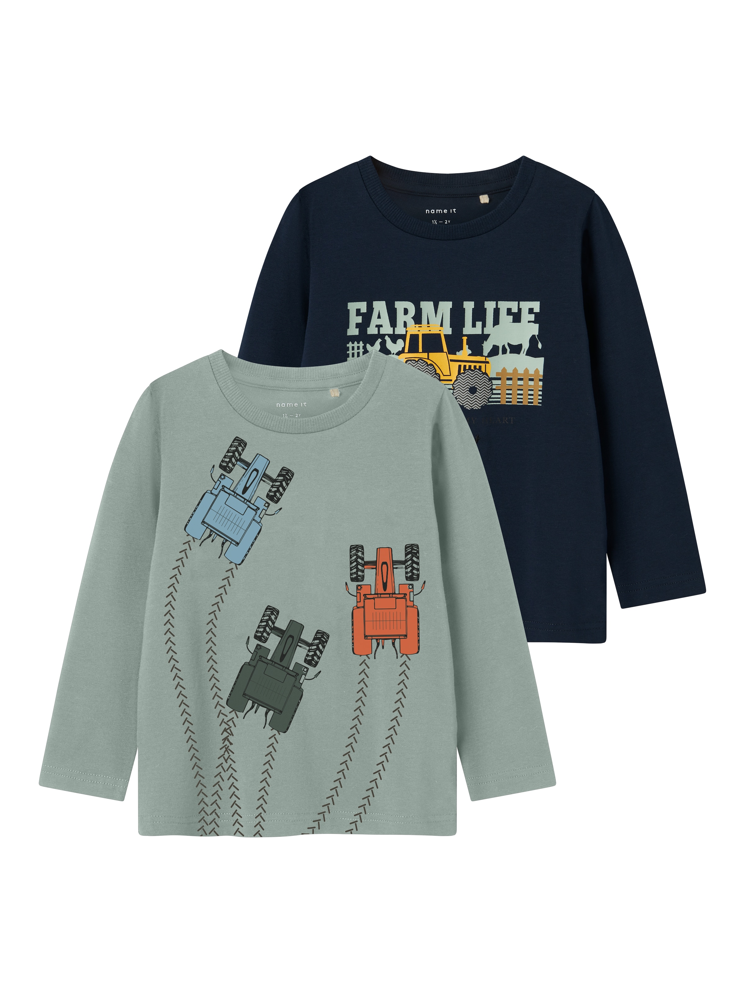 NAME IT Μπλουζάκι 'NMMLactor' σε μπλε: μπροστά