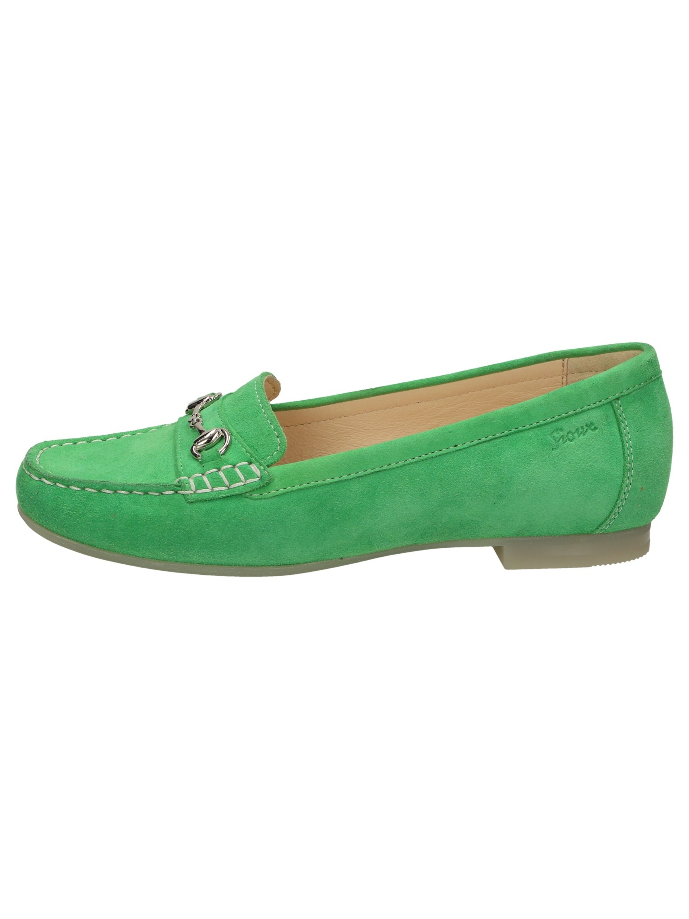 SIOUX Classic Flats in Green