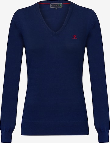 Sir Raymond Tailor Sweater 'Verty' in Blue: front