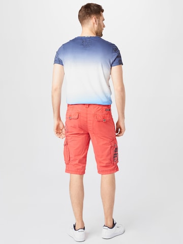 CAMP DAVID Cargo Pants in Red