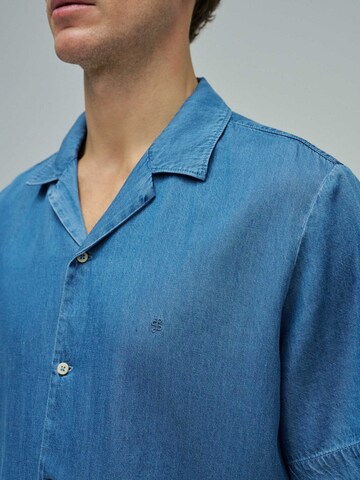 Salsa Jeans Regular fit Button Up Shirt in Blue