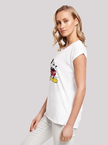 T-shirt 'Disney Mickey Mouse' F4NT4STIC en blanc