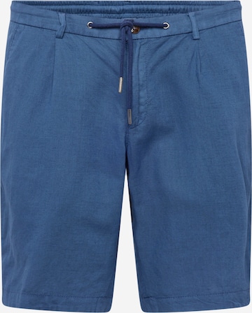 Regular Pantalon à pince bugatti en bleu : devant