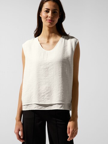 STREET ONE - Blusa en blanco: frente