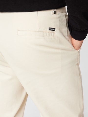 Brixton Normální Chino kalhoty – bílá