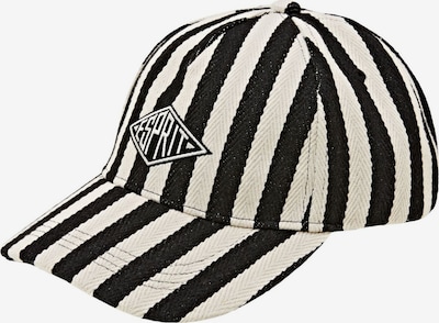 ESPRIT Casquette en noir / blanc, Vue avec produit