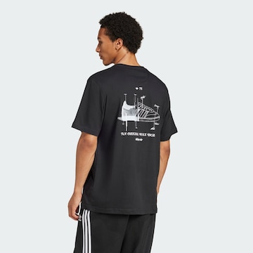 ADIDAS ORIGINALS Shirt in Black: front