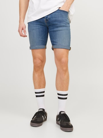 JACK & JONES Szabványos Farmer 'RICK FOX' - kék: elől