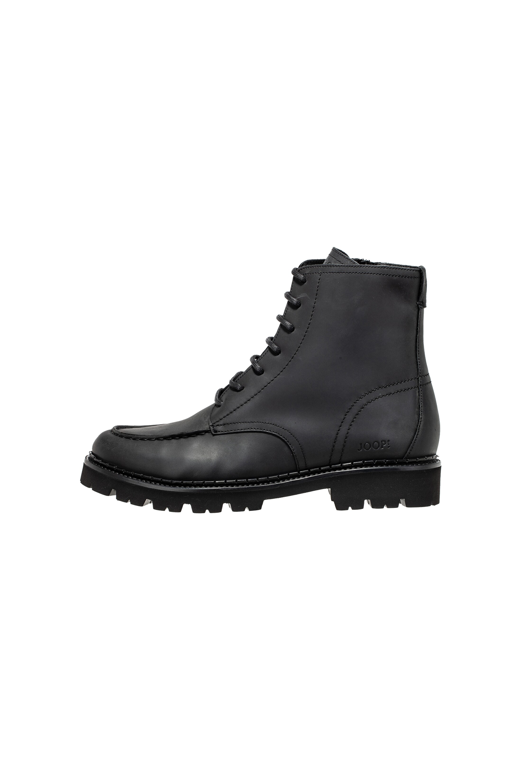 Boots stringati 'Loreto Hektor' di JOOP! in nero: frontale
