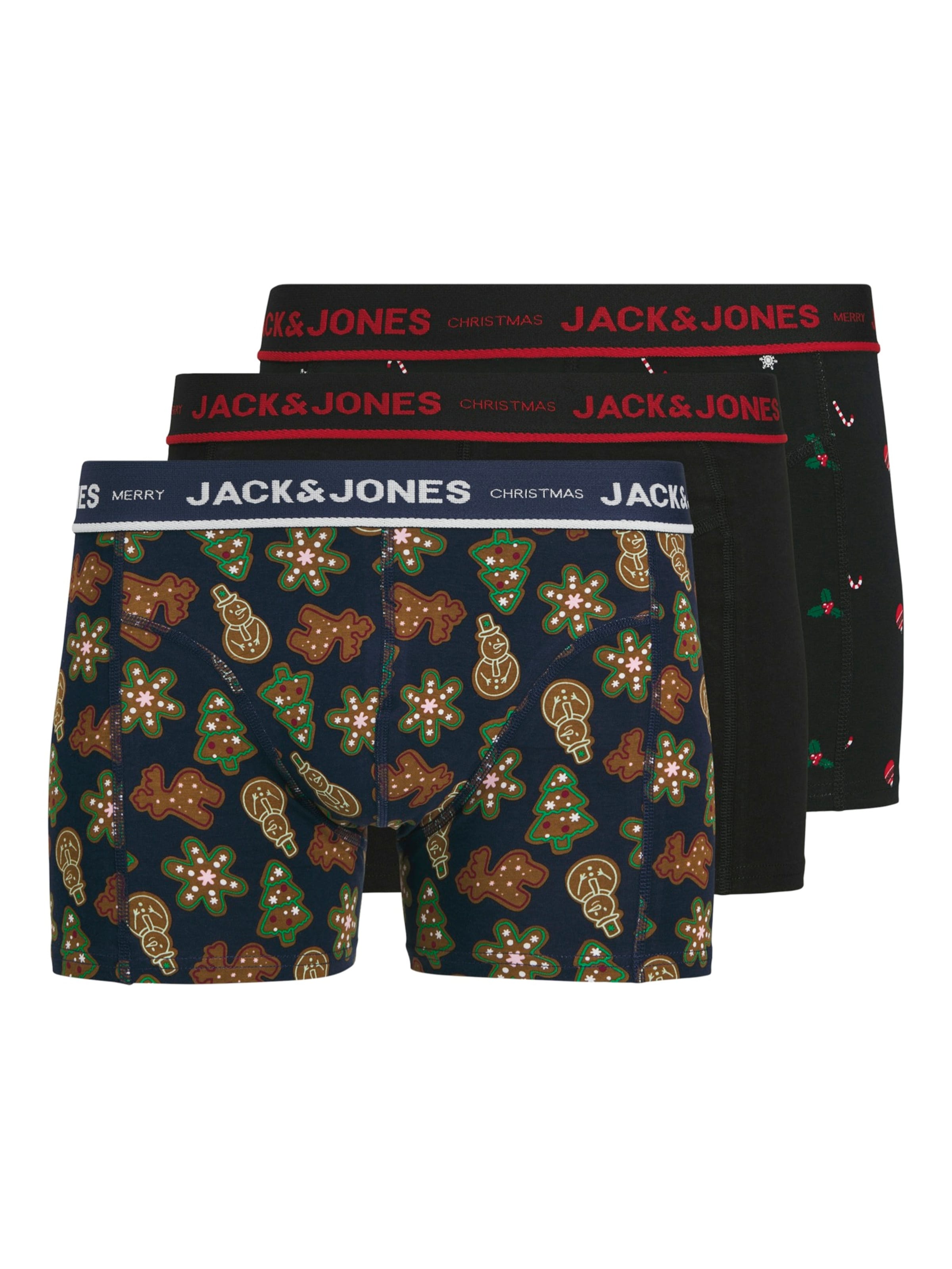 JACK & JONES Μποξεράκι 'JACGingerbread' σε μπλε: μπροστά