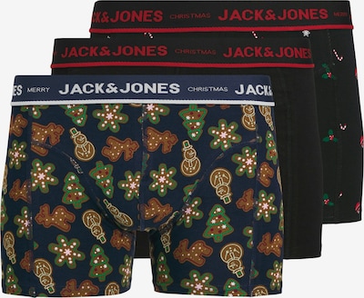 JACK & JONES Bokserishortsit 'JACGingerbread' värissä yönsininen / ruskea / tummanpunainen / musta, Tuotenäkymä