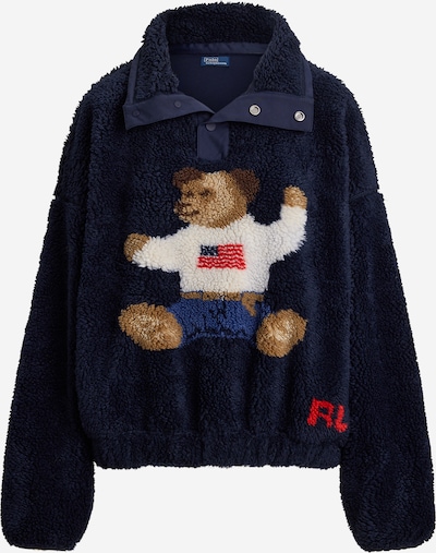 Megztinis iš Polo Ralph Lauren, spalva – tamsiai mėlyna / ruda / raudona / balta, Prekių apžvalga