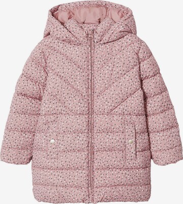 MANGO KIDS Frakke 'Alilong3' i pink: forside