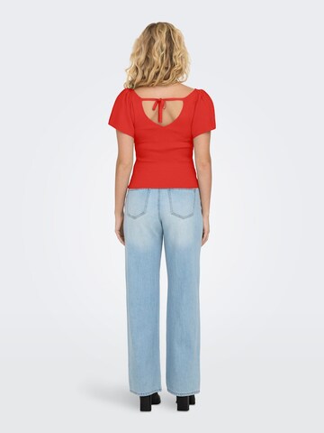 ONLY Pullover 'LEELO' in Rot