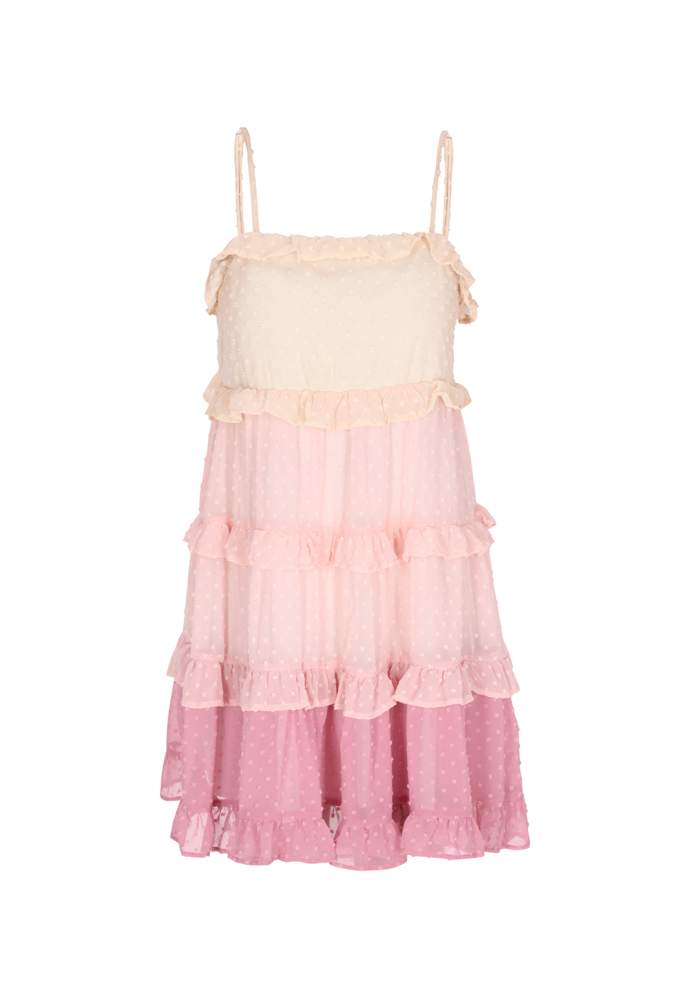 ebeeza Kleid 'Boho' in Pink: Vorderseite