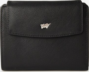 Braun Büffel Wallet 'Joy' in Black: front