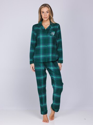 Rebelle Pajama 'Cozy' in Green