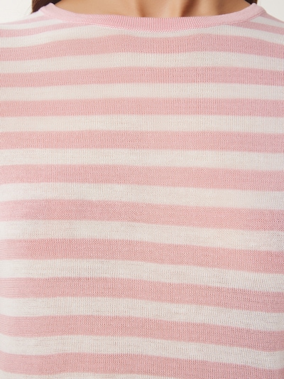 Happiness İstanbul Tričko - staroružová / biela, Produkt