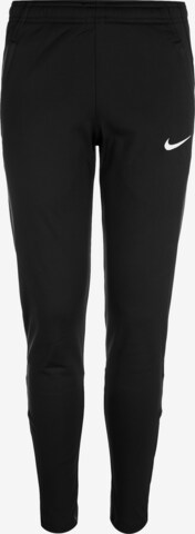 NIKE Regular Workout Pants in Black: front