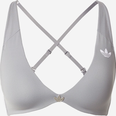 ADIDAS PERFORMANCE Urheilurintaliivit koossa XS värissä harmaa / valkoinen, Tuotenäkymä