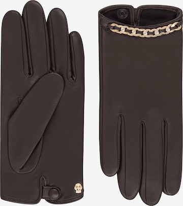 Mezzoguanti 'LOIRET TOUCH' di Roeckl in marrone: frontale