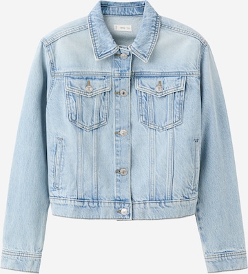 mėlyna MANGO TEEN Demisezoninė striukė 'Cazadora': priekis