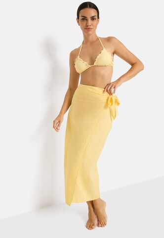 LSCN by LASCANA - Falda en amarillo: frente