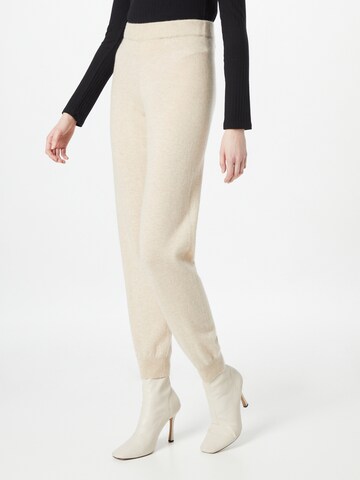 Part Two Tapered Trousers 'Ewanda' in Beige: front