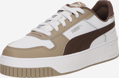 PUMA Niske tenisice 'Carina' u bež / smeđa / bijela, Pregled proizvoda