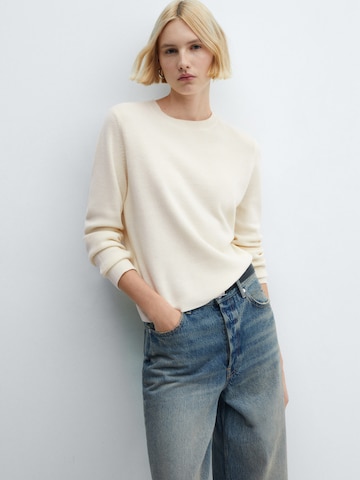 MANGO Sweater 'RICSONI' in Beige: front