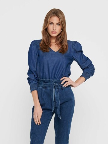 JDY Bluse 'Evelyn' in Blau