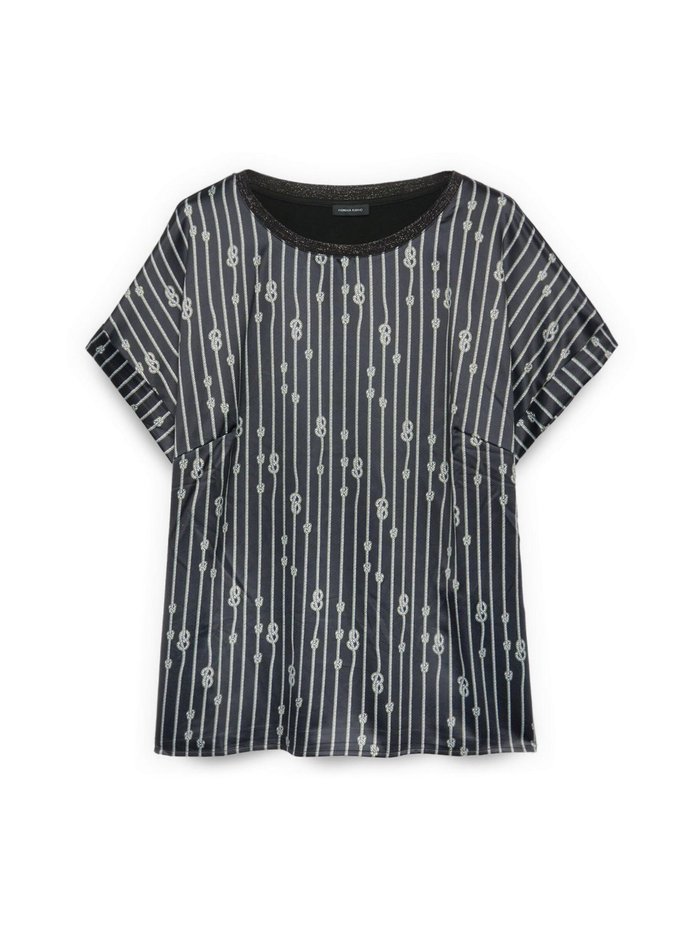 Fiorella Rubino Blouse in Black: front