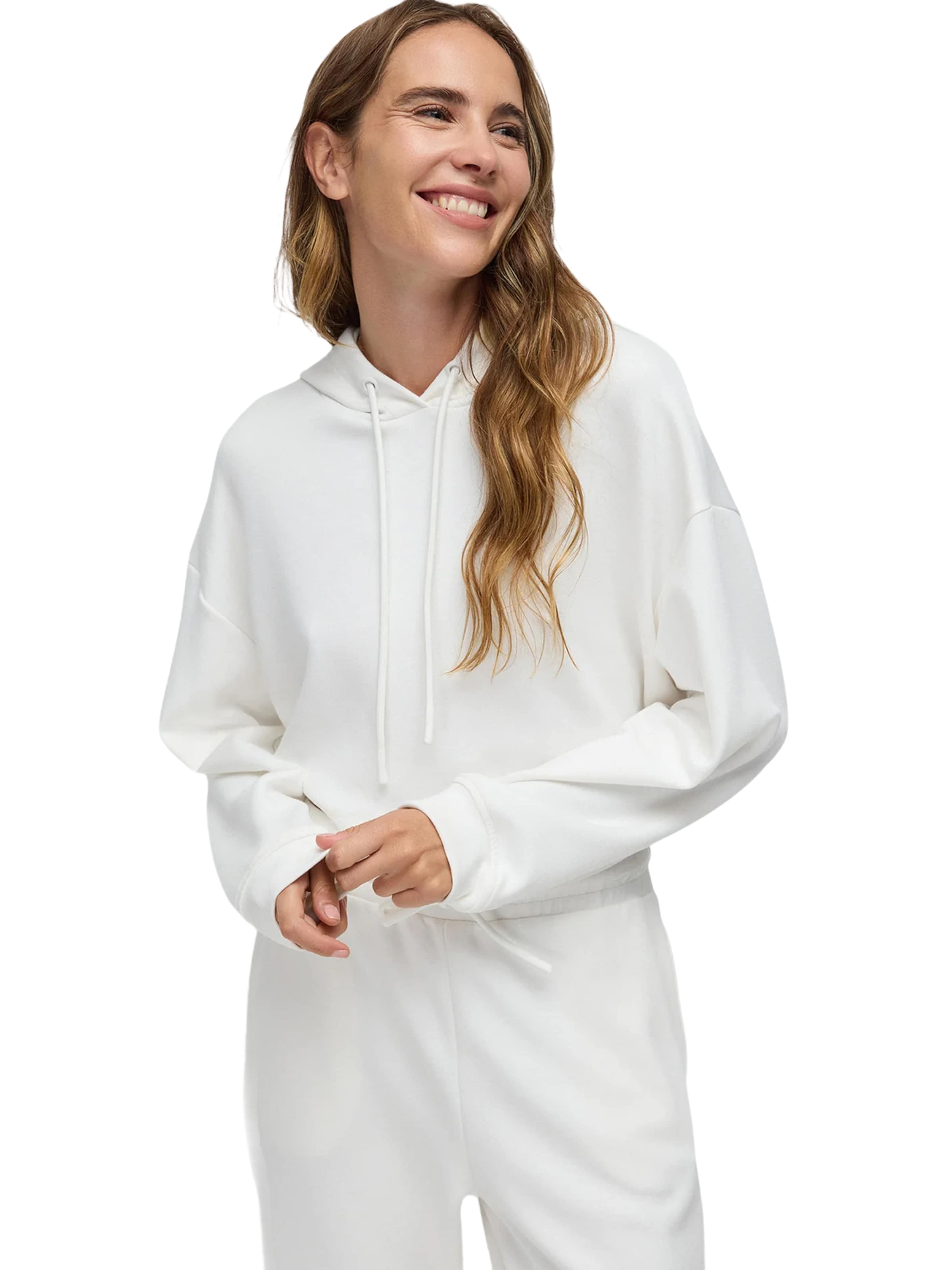 No Matter What Sweatshirt in Beige: Vorderseite