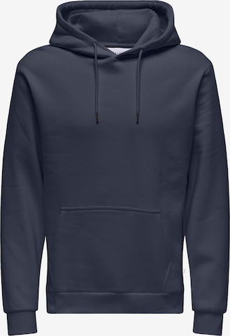 Only & Sons Sweatshirt 'Ceres' in Blau: Vorderseite