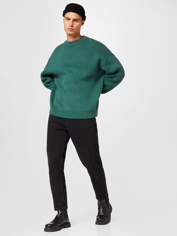 WEEKDAY Pullover 'John' in Grün