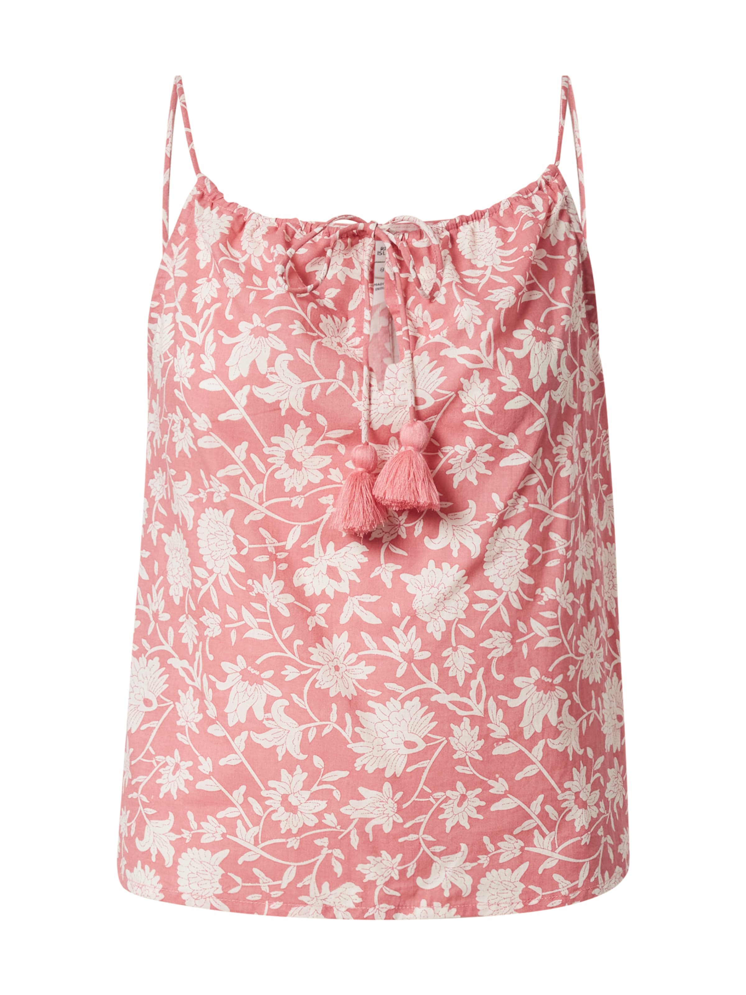 River Island Top en rosa claro / blanco, Vista del producto