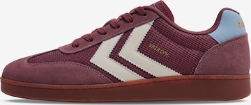 Baskets hautes Hummel en violet : devant