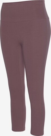 LASCANA Skinny Pajama Pants in Brown