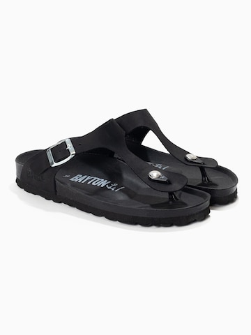 juoda Bayton Šlepetės per pirštą 'MERCURE'