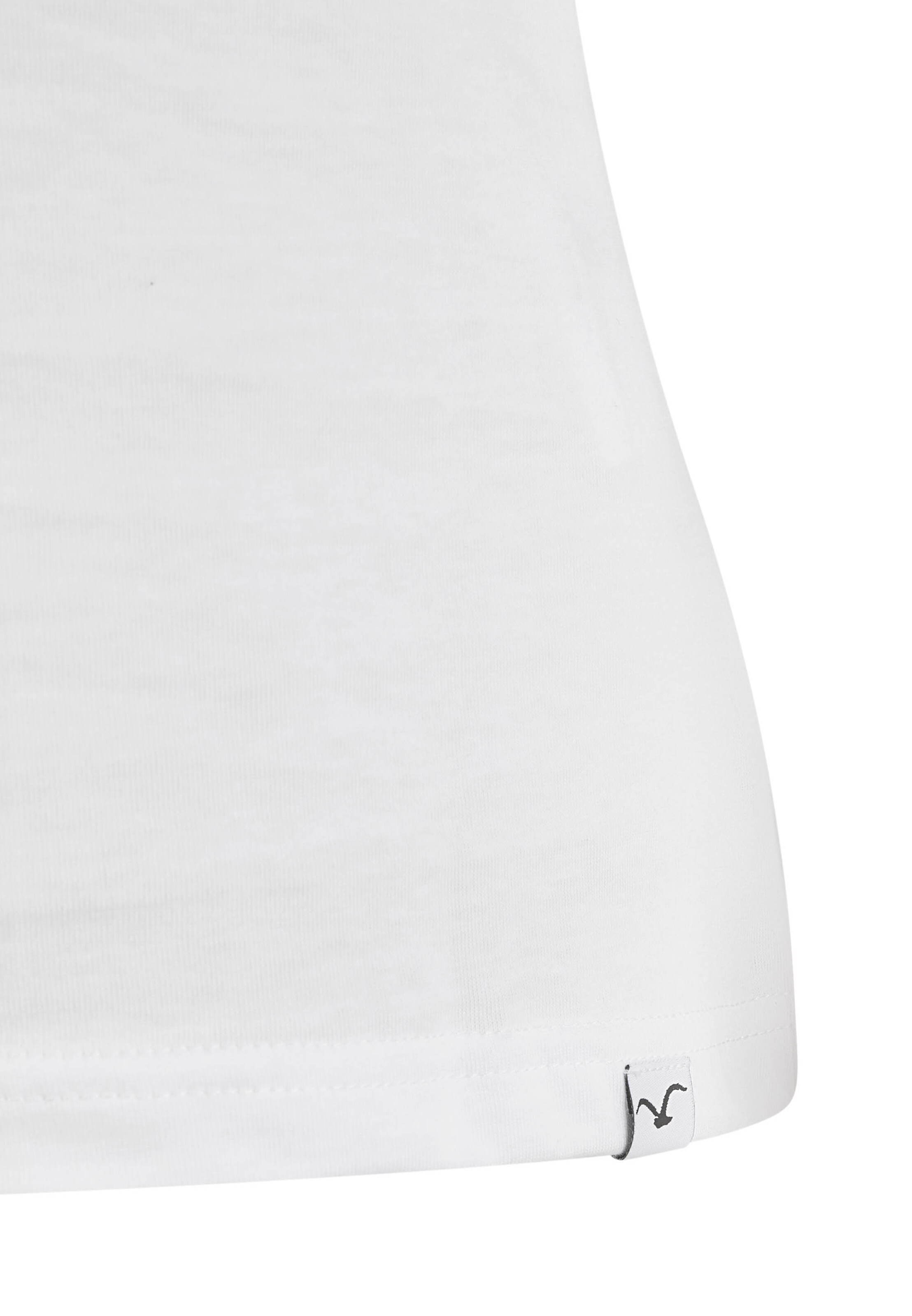 Cleptomanicx T-Shirt 'Slim Tee Ligull Slim' in Weiß