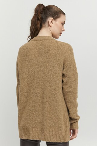 b.young Knit Cardigan in Brown