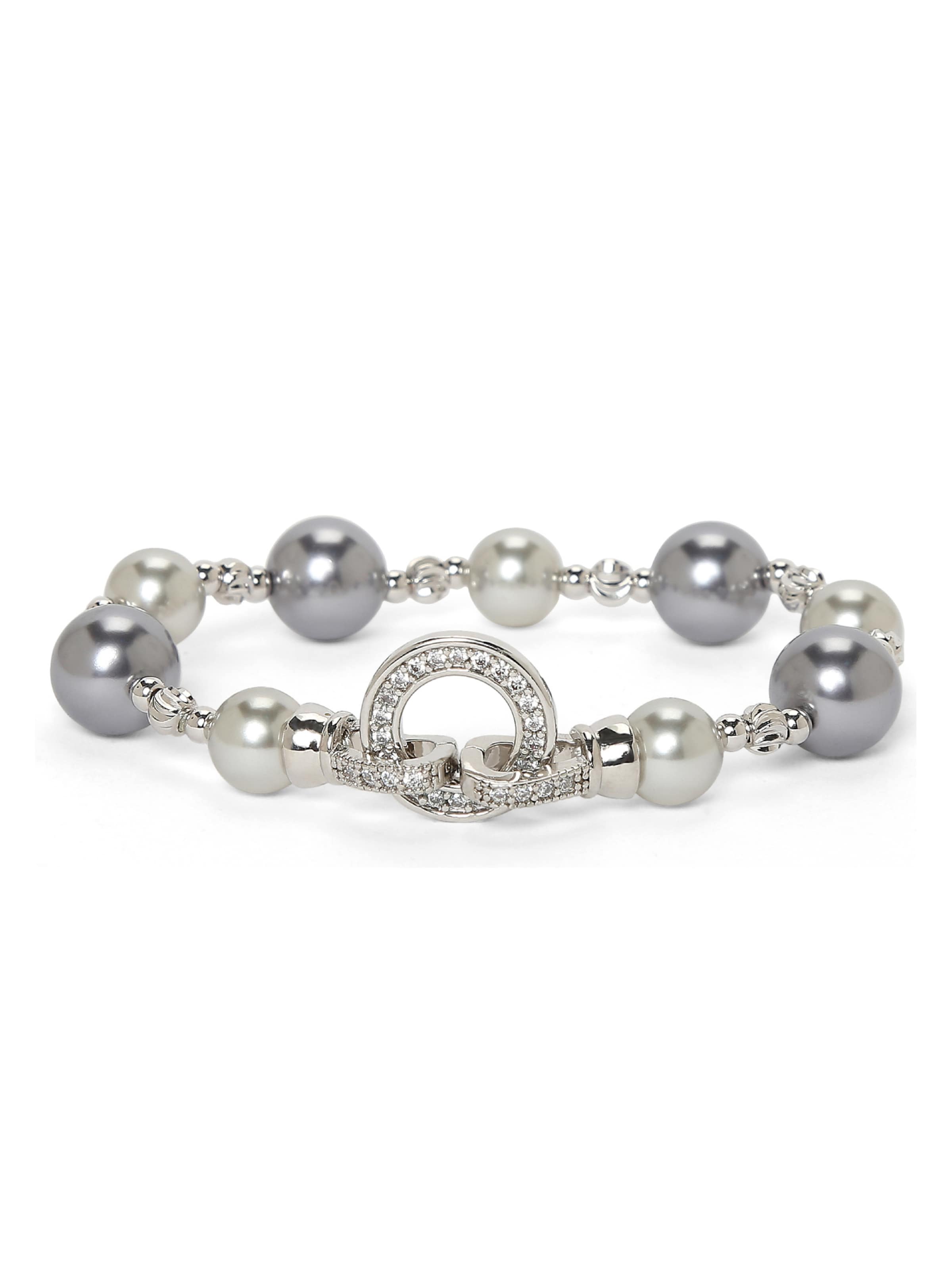 MISH Armband 'Tulip' in Grau: Vorderseite